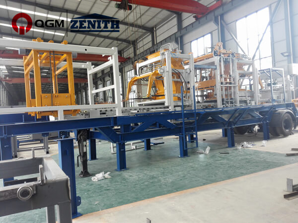 QGM NOUVELLE machine mobile de fabrication de briques ZN900C à Nanjing, Chine