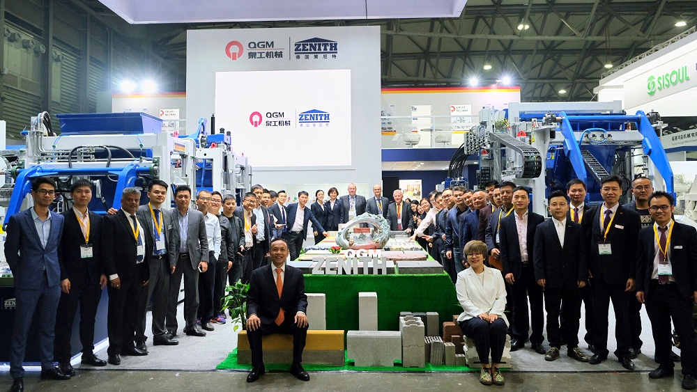 L'ingéniosité ouvre la voie, l'innovation mène l'avenir : QGM et German Zenith se démarquent au salon Bauma de Shanghai 2018