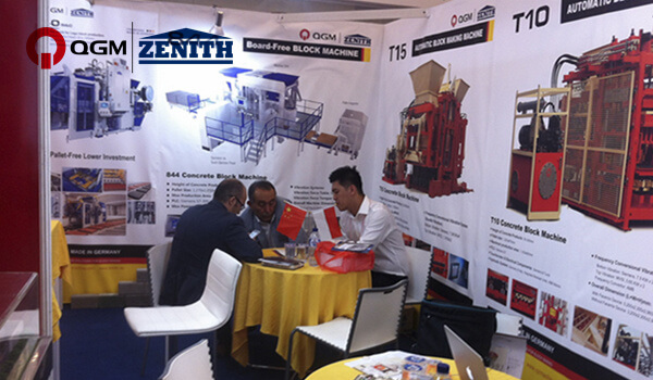 QGM ZENITH Block Machine au 14ème Salon international des matériaux de construction en Indonésie