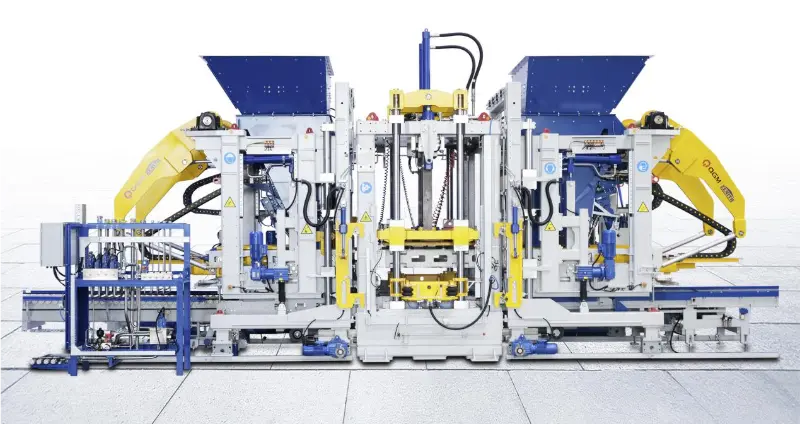 Machine à briques de pavage de route Quangong – Solution intelligente et à haut rendement pour une production de briques de qualité