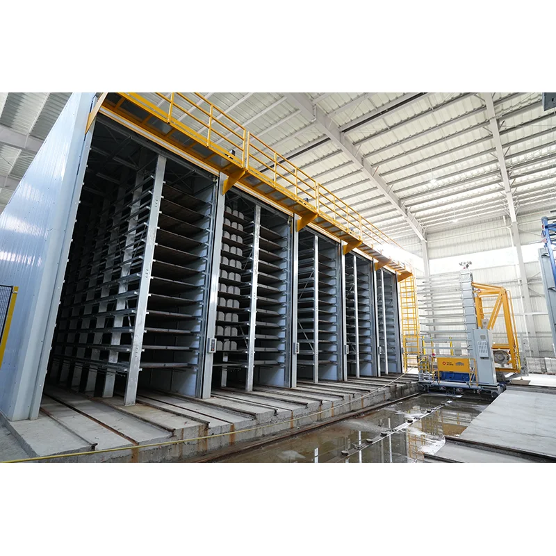 Salle de durcissement de machine à briques