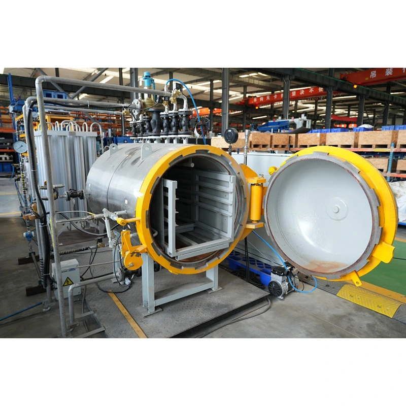 Four de durcissement expérimental pour la production d'essais de briques en béton